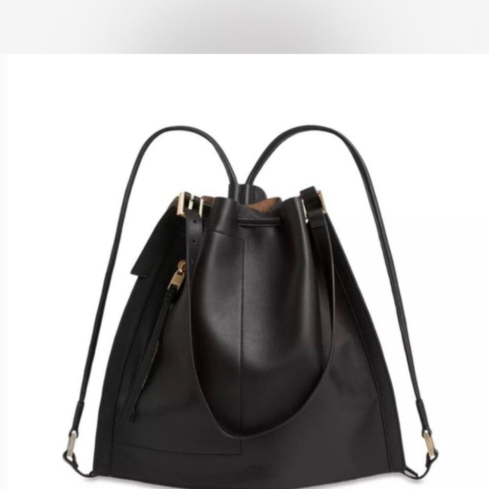 AllSaints Alpha Leather Backpack